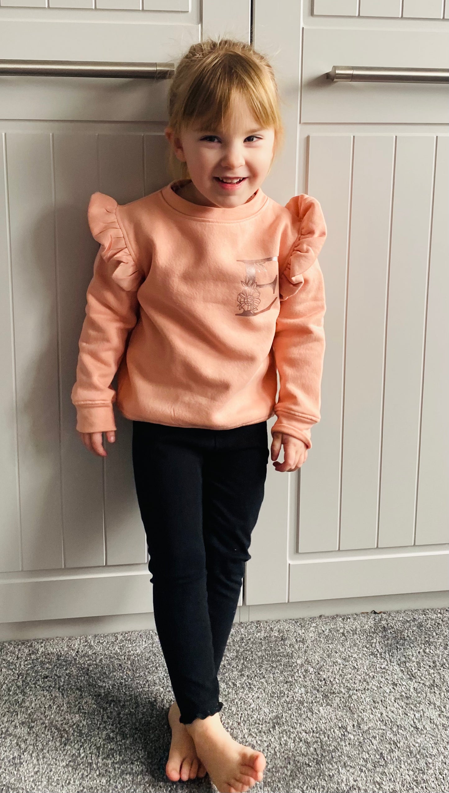 Little Rascal Sweater Pattern Frill Sweater – little Rascals Clothing uk