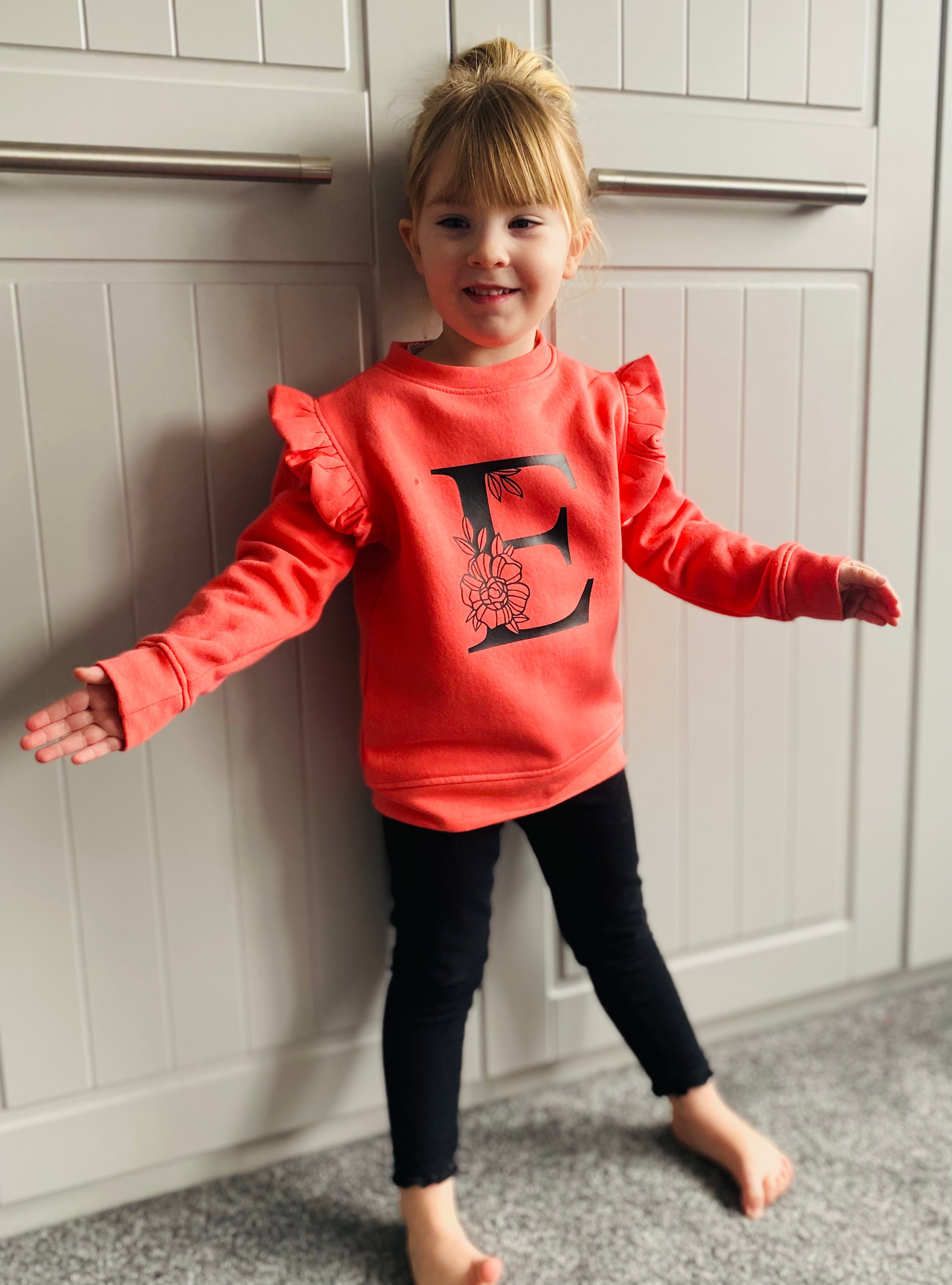Little Rascal Sweater Pattern Frill Sweater – little Rascals Clothing uk